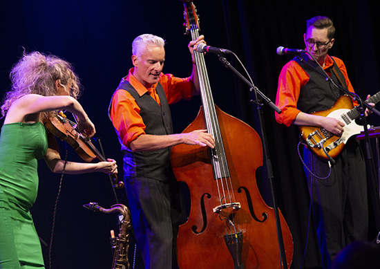 Gaynor Sutcliffe, Peter Riley and Dan Smith